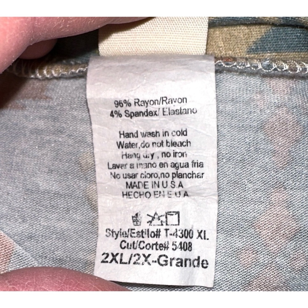 7th Ray Blue/Multi long duster cardigan with an Aztec-inspired geometric print - Picture 6 of 6
